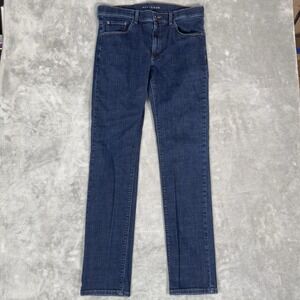 Mott & Bow Jeans Mens 34x34 Slim Fit Blue Stretch Denim Dark Wash Straight